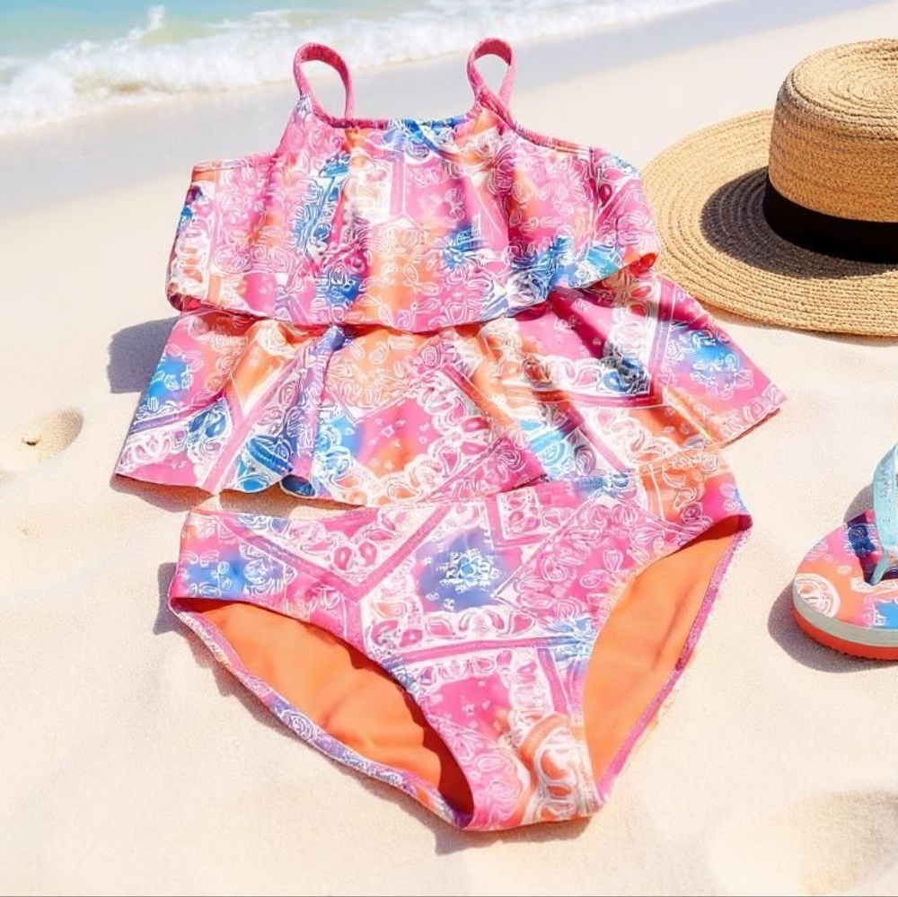 Wonder Nation Girls 2 Piece Swimwear NWOT